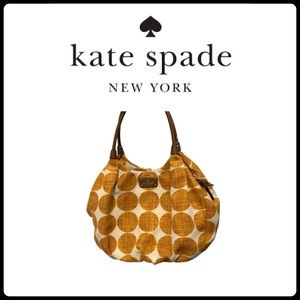 KATE SPADE Canvas Tote || Classic Polka Dot